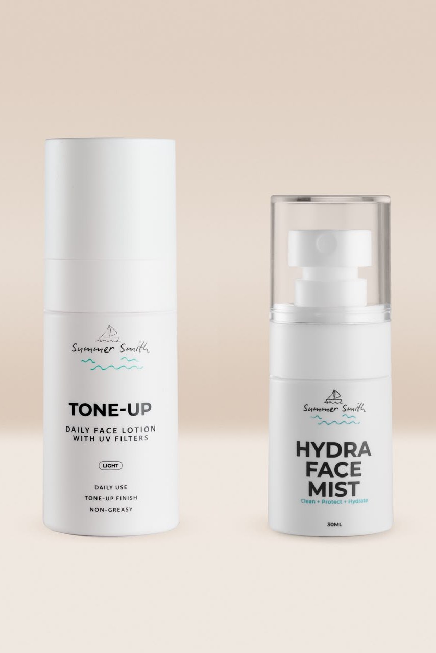 The Coastal Set — Tone-Up Lotion and Hydra Face Mist
